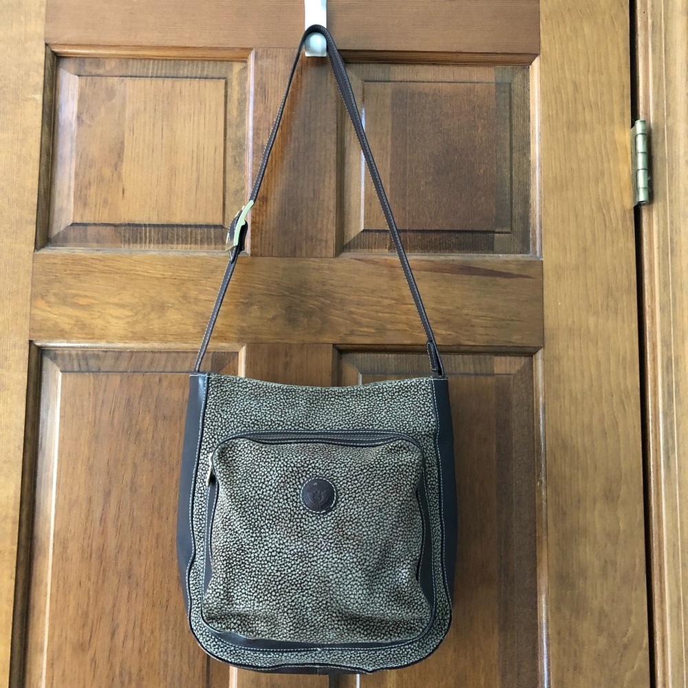 Moda Firenze Brown Leather Handbag